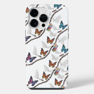 Tattoo Art Butterfly Chain – iPhone 14 Pro Max Case
