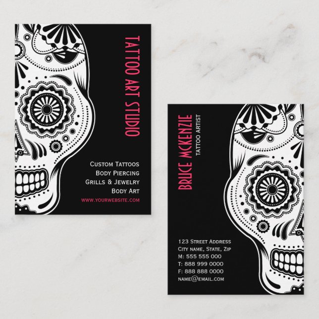 Tattoo Art Studio business card (Front/Back)