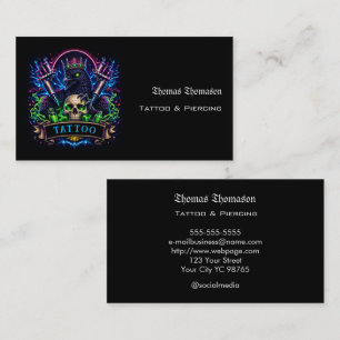 Tattoo artist  business card