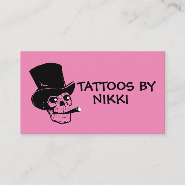 TATTOO ARTIST BUSINESS CARDS  (Front)