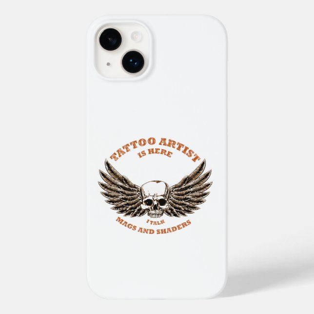 Tattoo artist is here! I talk mags and shaders.  Case-Mate iPhone Case (Back)