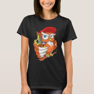 Tattoo Artist Owl Tattooist Bird Pet Owner Ink Pen T-Shirt