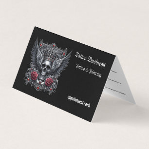 Tattoo artist salon Appointment Business Card