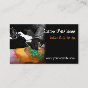 Tattoo artist salon  Business Card