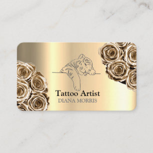 Tattoo Artist Salon Business Card