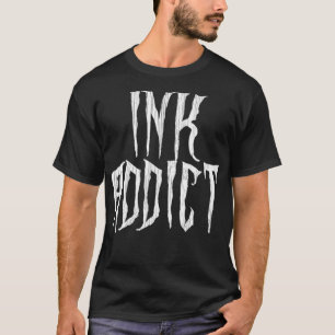 Tattoo Artist Tatted Inked Man Woman Love Colorful T-Shirt