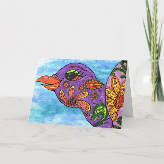 Tattoo Bird Card (Front)