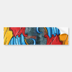 Tattoo Birds Bumper Sticker