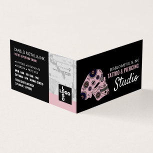 Tattoo & Body Piercing Studio, Appointment Busines Business Card