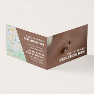 Tattoo & Body Piercing Studio Appointment Business Card