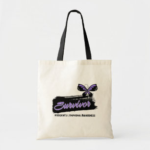 Tattoo Butterfly Hodgkins Disease Survivor Tote Bag