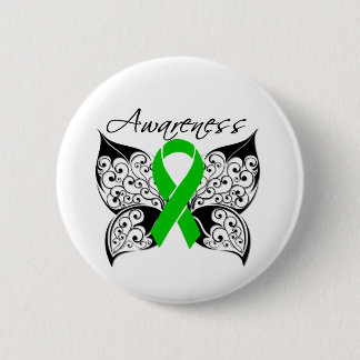Tattoo Butterfly Stem Cell Transplant and Donor 6 Cm Round Badge