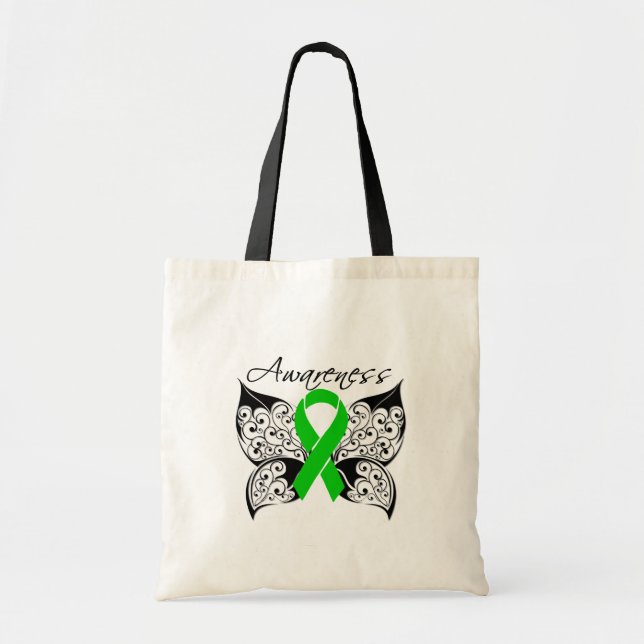 Tattoo Butterfly Stem Cell Transplant and Donor Tote Bag (Front)