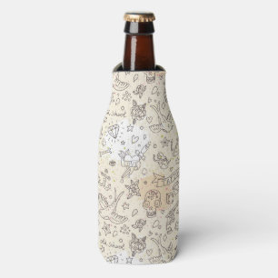 Tattoo concept pattern bottle cooler