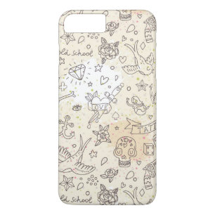 Tattoo concept pattern iPhone 8 plus/7 plus case