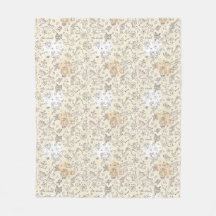 Tattoo concept pattern fleece blanket