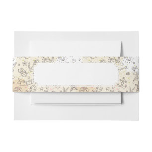 Tattoo concept pattern invitation belly band