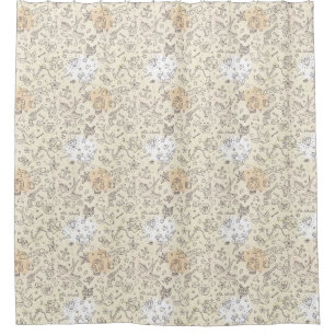 Tattoo concept pattern shower curtain
