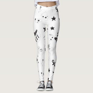 Tattoo Flash Hope Stickers Leggings