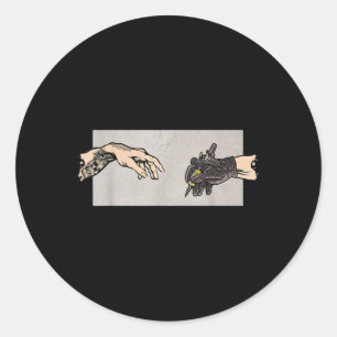 Tattoo Gun Tattoo Artist Funny Tattoo Classic Round Sticker