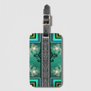 Tattoo Jade Design Luggage Tag