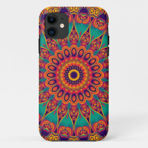 Tattoo Kaleidoscope Fractal iPhone 11 Case