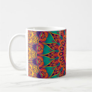 Tattoo Kaleidoscope Fractal Coffee Mug