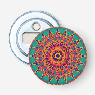 Tattoo Kaleidoscope Fractal II Bottle Opener