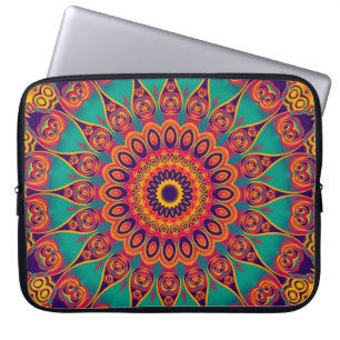 Tattoo Kaleidoscope Fractal Laptop Sleeve