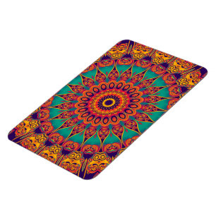 Tattoo Kaleidoscope Fractal Magnet