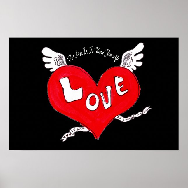 Tattoo Love Heart Poster (Front)