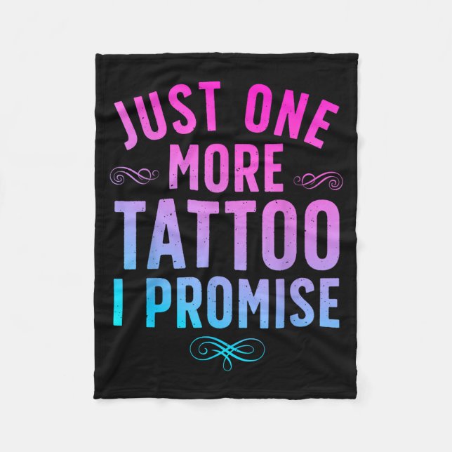 Tattoo Lover Art For Men Women Tattoo Artist Tatto Fleece Blanket (Front)