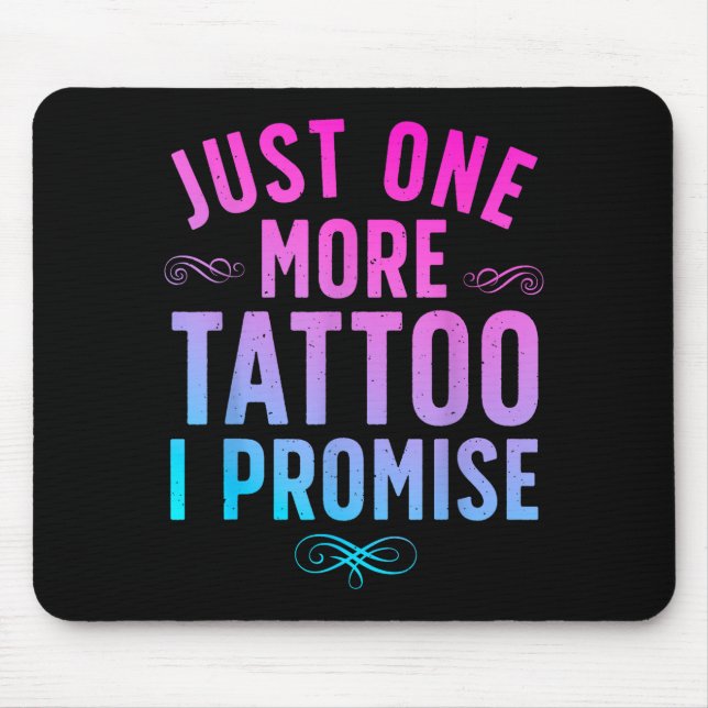 Tattoo Lover Art For Men Women Tattoo Artist Tatto Mouse Pad (Front)