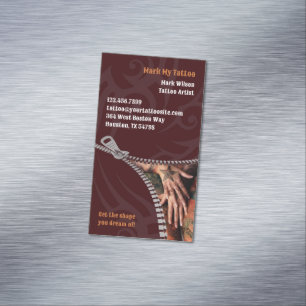 Tattoo Magnetic Business Card