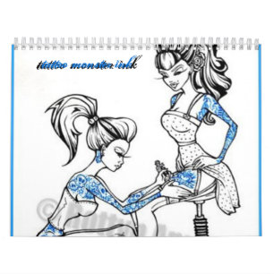 tattoo monster ink calendar