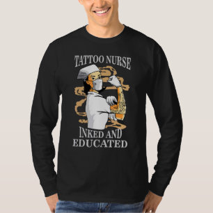 Tattoo Nurse Intensive Care Unit Icu Anaesthesia R T-Shirt
