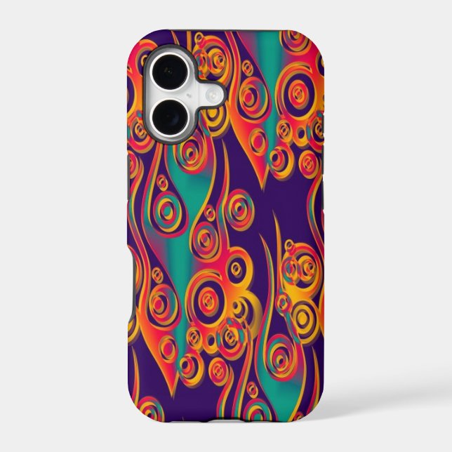 Tattoo Pattern Art - flames & circles (Back)