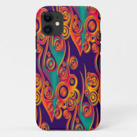 Tattoo Pattern Art - flames & circles