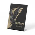 Tattoo & Piercing Black Crow Gold Brushstroke