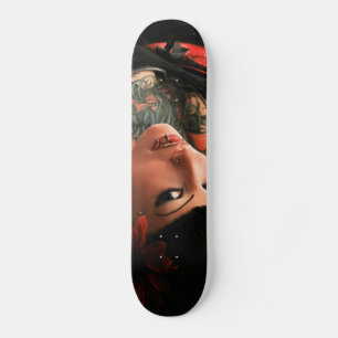 Tattoo Pin Up Skateboard
