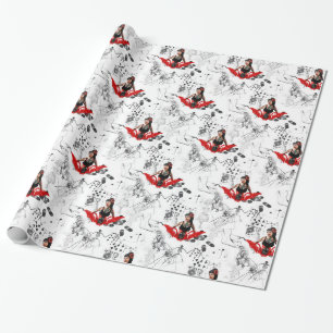 Tattoo Pin Up Wrapping Paper