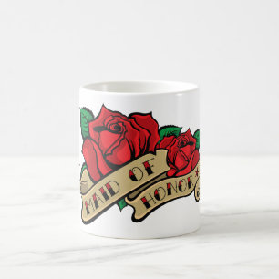 Tattoo Rose Maid Of Honour Mug