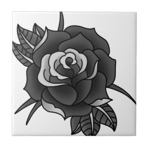 Tattoo Rose Tile