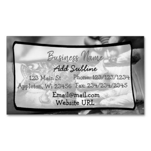 Tattoo Shop Business Information Magnetic Card