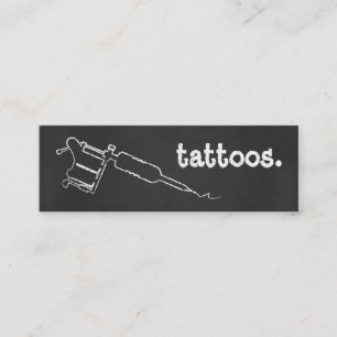 TATTOO SHOP CHALK loyalty program Card