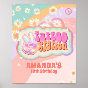 Tattoo Station Sign Decor