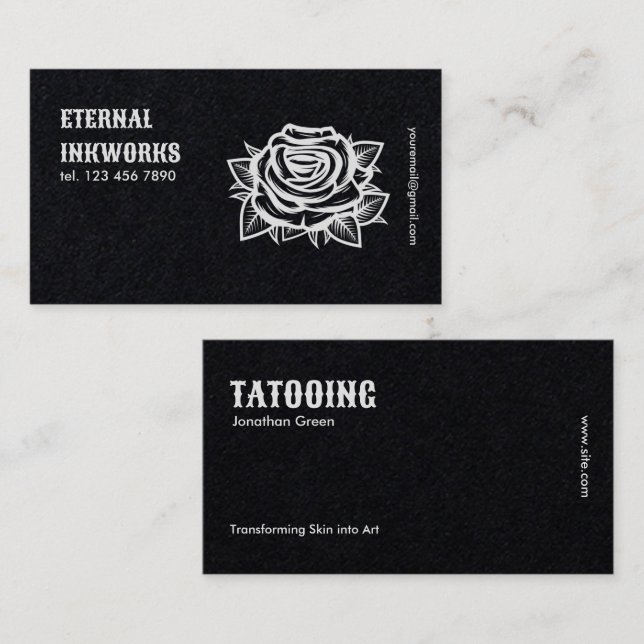 Tattoo Studio Business Card (Front/Back)
