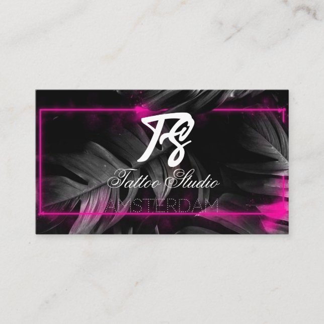 Tattoo Studio Business Card (Front)