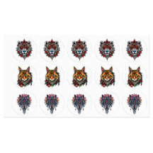 Tattoo Style Animal Stickers