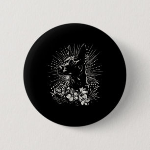 Tattoo Style Lover Belgian Malinois Retro Dog _1 6 Cm Round Badge